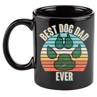 Best Dog Dad Ever 11oz C Handle Ceramic Mug