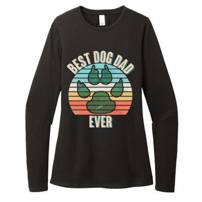 Best Dog Dad Ever Womens CVC Long Sleeve Shirt