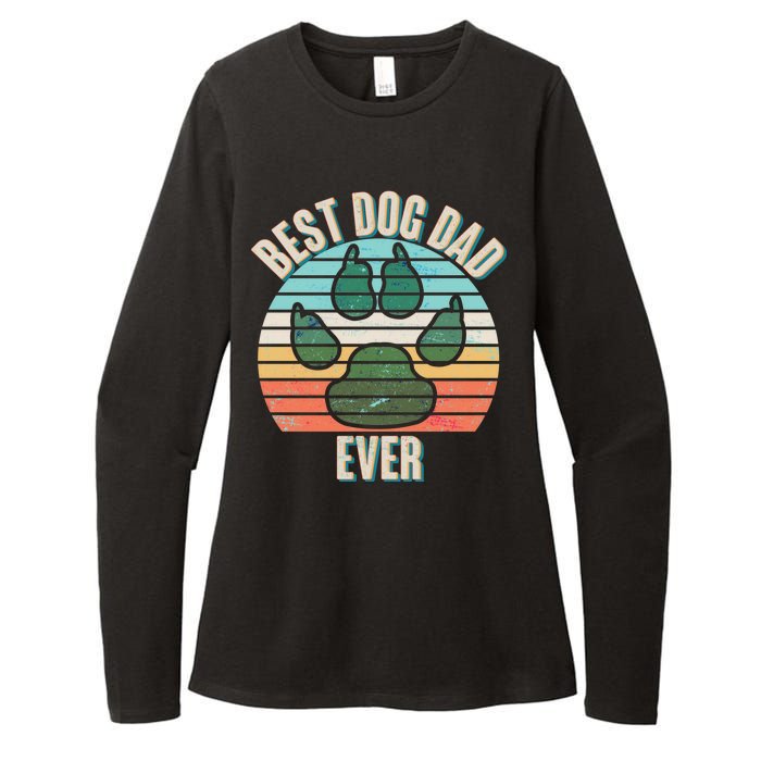 Best Dog Dad Ever Womens CVC Long Sleeve Shirt