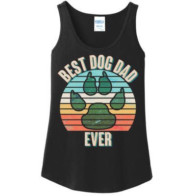 Best Dog Dad Ever Ladies Essential Tank