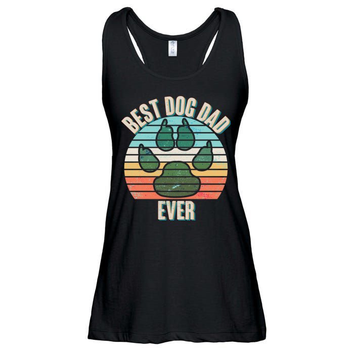 Best Dog Dad Ever Ladies Essential Flowy Tank