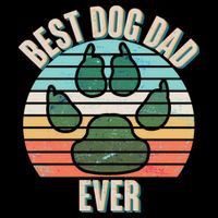 Best Dog Dad Ever 16 in Basic Backpack