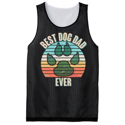 Best Dog Dad Ever Mesh Reversible Basketball Jersey Tank