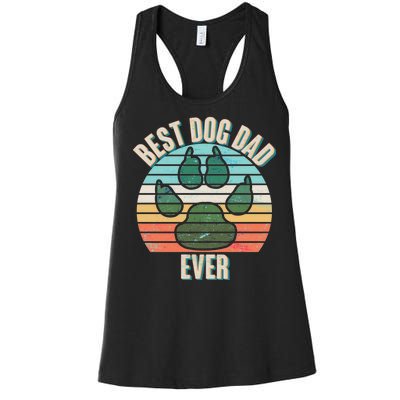 Best Dog Dad Ever Women's Racerback Tank