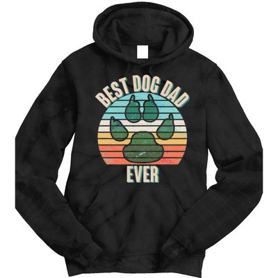 Best Dog Dad Ever Tie Dye Hoodie