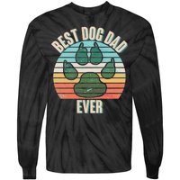 Best Dog Dad Ever Tie-Dye Long Sleeve Shirt