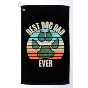 Best Dog Dad Ever Platinum Collection Golf Towel