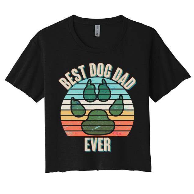 Best Dog Dad Ever Crop Top