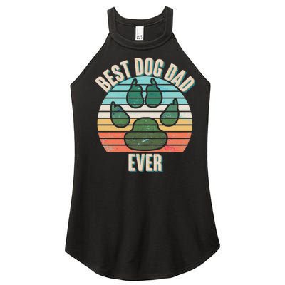 Best Dog Dad Ever Women's Perfect Tri Rocker Tank