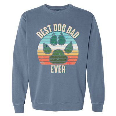 Best Dog Dad Ever Garment-Dyed Sweatshirt