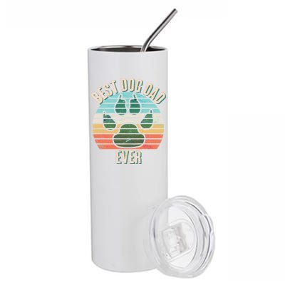 Best Dog Dad Ever Stainless Steel Tumbler