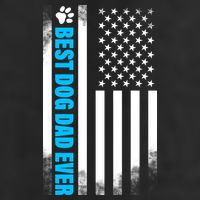 Best Dog Dad Ever American Flag 11oz C Handle Ceramic Mug