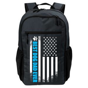 Best Dog Dad Ever American Flag Daily Commute Backpack