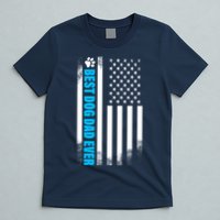 Best Dog Dad Ever American Flag T-Shirt