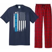 Best Dog Dad Ever American Flag Pajama Set