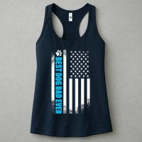 Best Dog Dad Ever American Flag Womens Tank Top