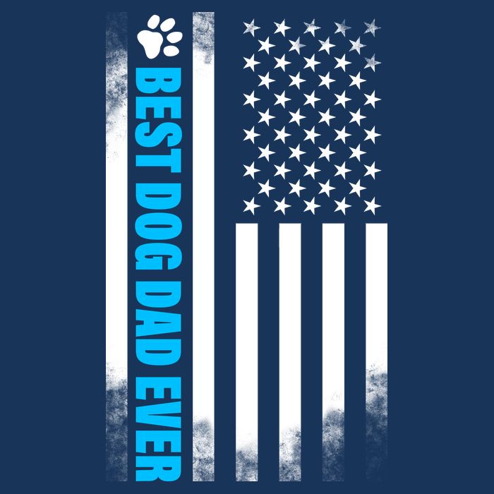 Best Dog Dad Ever American Flag Womens Tank Top