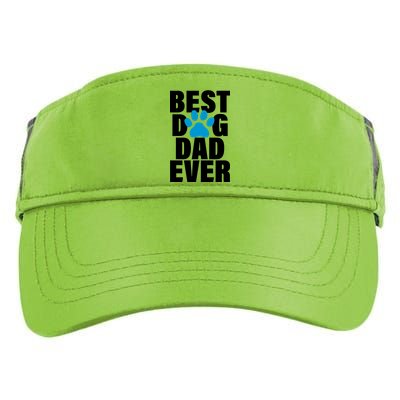 Best Dog Dad Ever Paw Adult Drive Performance Visor