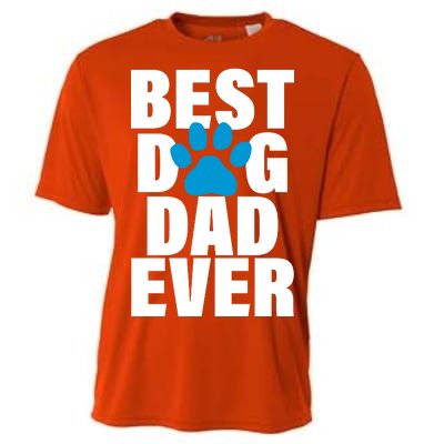 Best Dog Dad Ever Paw Cooling Performance Crew T-Shirt