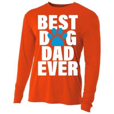 Best Dog Dad Ever Paw Cooling Performance Long Sleeve Crew