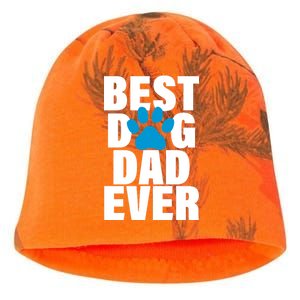 Best Dog Dad Ever Paw Kati - Camo Knit Beanie