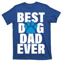 Best Dog Dad Ever Paw T-Shirt