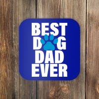 Best Dog Dad Ever Paw Coaster