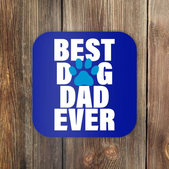 Best Dog Dad Ever Paw Coaster