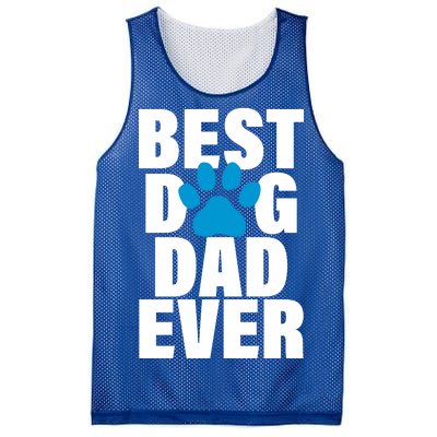 Best Dog Dad Ever Paw Mesh Reversible Basketball Jersey Tank