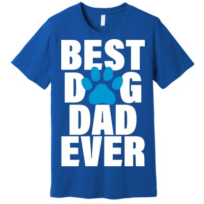 Best Dog Dad Ever Paw Premium T-Shirt