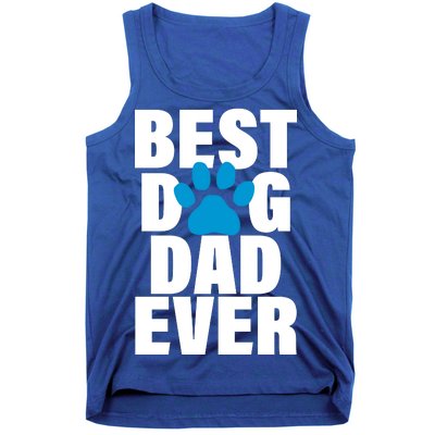 Best Dog Dad Ever Paw Tank Top