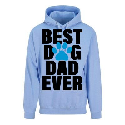 Best Dog Dad Ever Paw Unisex Surf Hoodie