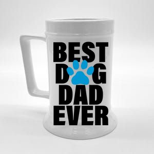 Best Dog Dad Ever Paw Beer Stein