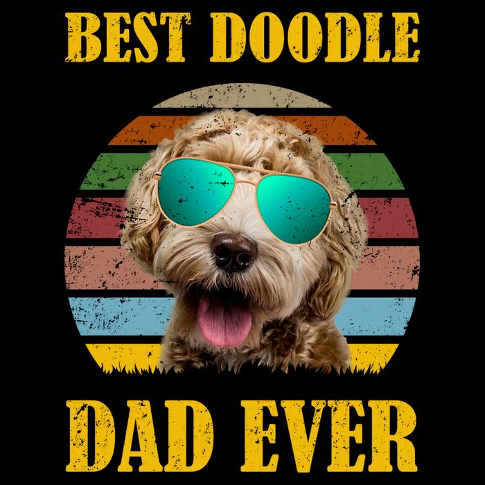 Best Doodle Dad Ever Cooling Performance Crew T-Shirt