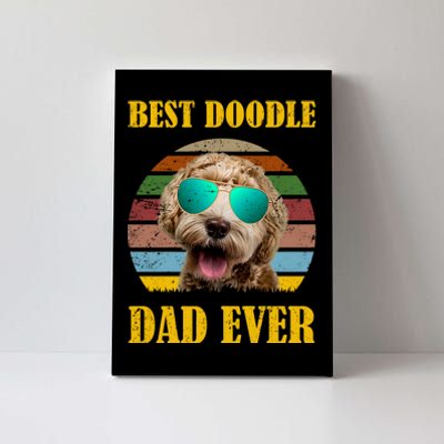 Best Doodle Dad Ever Canvas