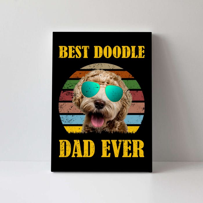 Best Doodle Dad Ever Canvas