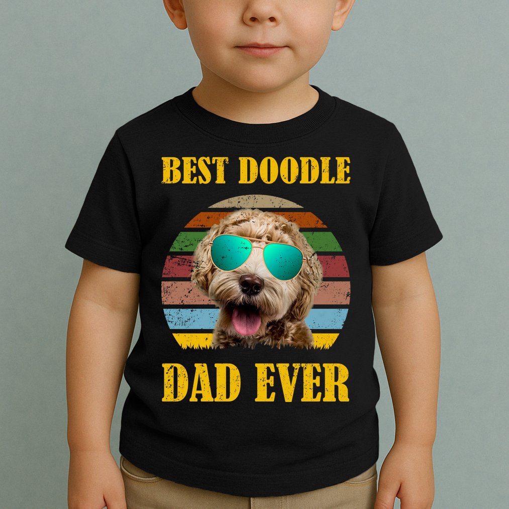 Best Doodle Dad Ever Toddler T-Shirt