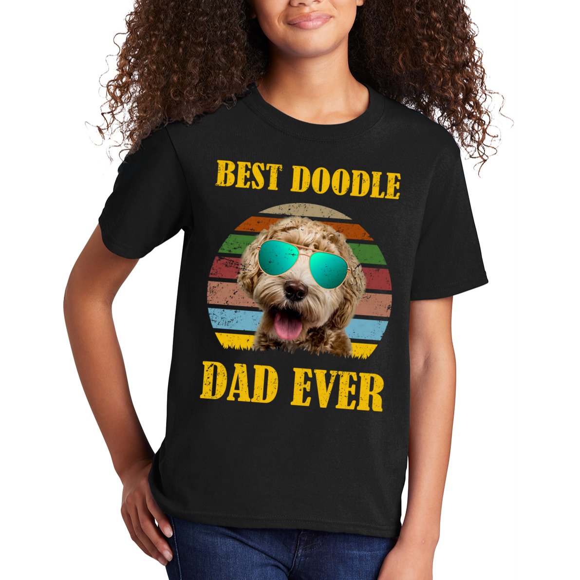 Best Doodle Dad Ever Kids T-Shirt