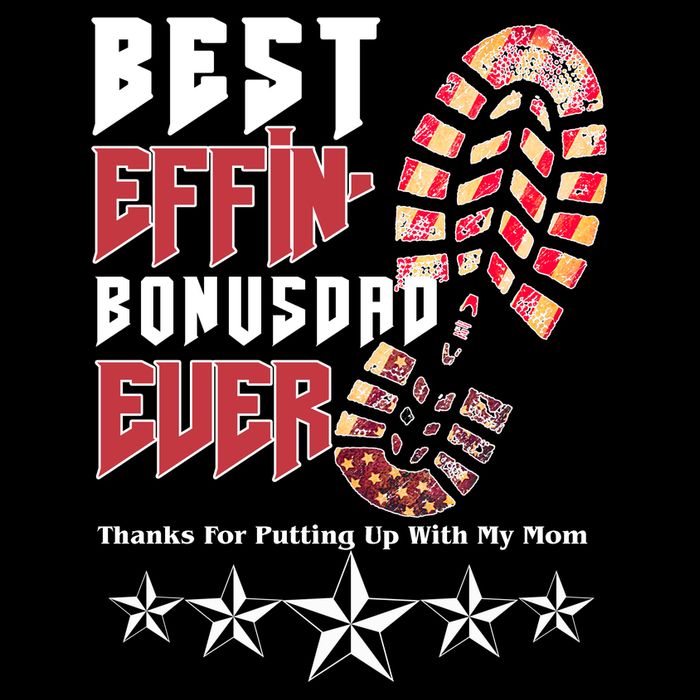 Best Effin Bonus Dad Ever Thanks For Putting With My Mom City Backpack