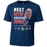 Best Effin Bonus Dad Ever Thanks For Putting With My Mom Cooling Performance Crew T-Shirt