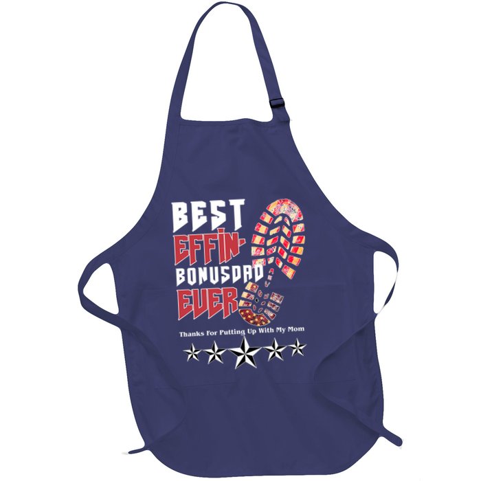 Best Effin Bonus Dad Ever Thanks For Putting With My Mom Apron