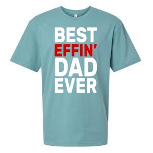 Best Effin Dad Ever Sueded Cloud Jersey T-Shirt