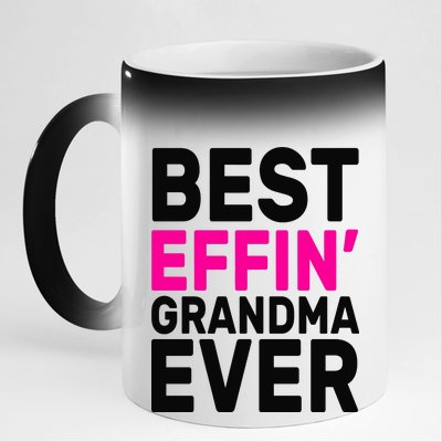 Best Effin Grandma Ever 11oz Black Color Changing Mug