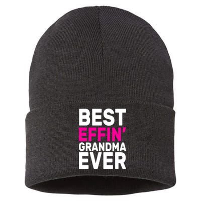 Best Effin Grandma Ever Sustainable Knit Beanie