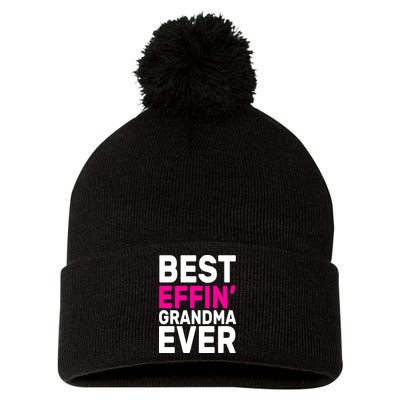 Best Effin Grandma Ever Pom Pom 12in Knit Beanie