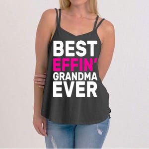 Best Effin Grandma Ever Women's Strappy Tank