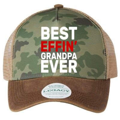 Best Effin Grandpa Ever Legacy Tie Dye Trucker Hat