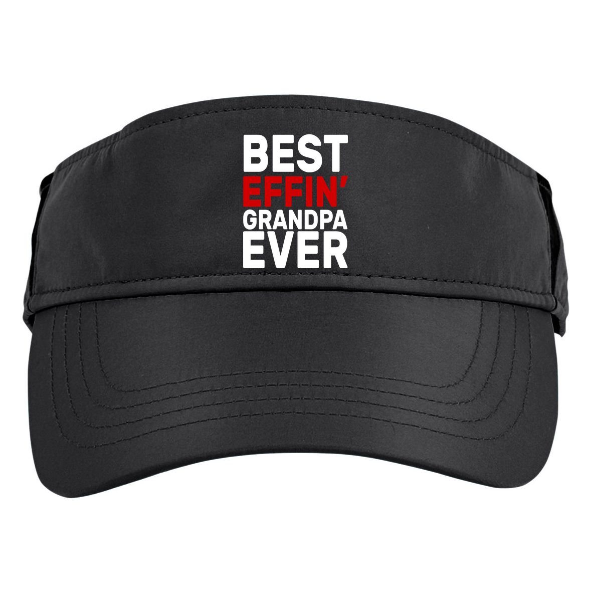 Best Effin Grandpa Ever Adult Drive Performance Visor