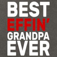Best Effin Grandpa Ever Cotton Canvas Backpack
