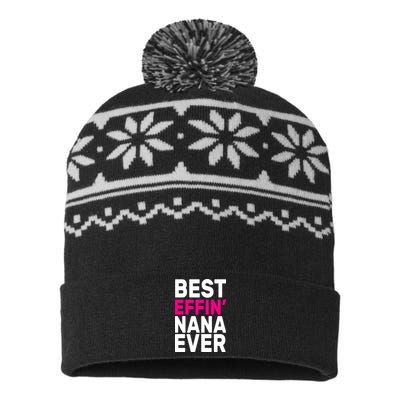 Best Effin Nana Ever USA-Made Snowflake Beanie